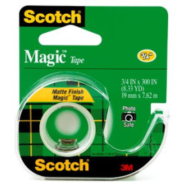 3M Scotch Magic Trans Tape Refill 0.75 x 300 inch 105
