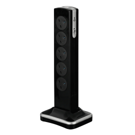 10 Socket 3 Meter Surge Protected Tower