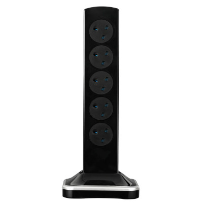 10 Socket 3 Meter Surge Protected Tower