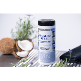 Therapy Clean Stainless Steel Clean & Polish Wipes (30 ct)