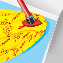 Vileda SuperMocio Soft Microfibre Mop with Coated Metal Handle