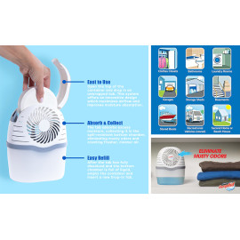 DampRid FG96 Moisture Absorbing Kit – Drop In Tab